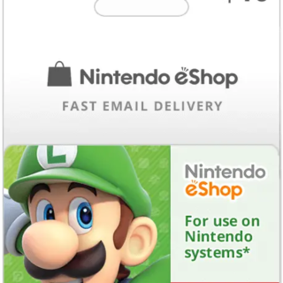Nintendo gift card